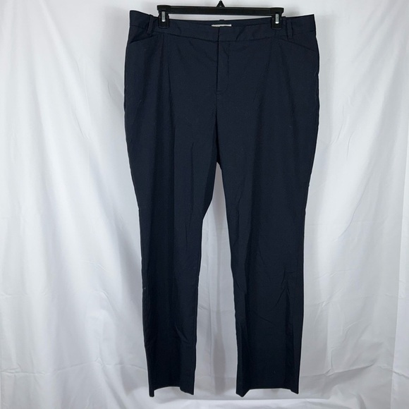 ColdWater Creek Slacks Dress Pants Curvy Fit Front Pockets Hook and Eye Closure - Picture 2 of 11